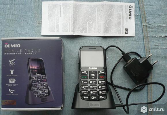 Мобильный телефон Olmio C37, кнопочный, для пожилых людей, Гонконг, Китай, новый.. Фото 1.