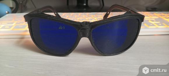 Очки защитные СССР для газосварки. Фото 1.