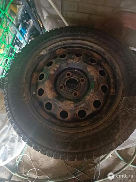 Колеса зимние 185/65 R15 в сборе. Фото 3.