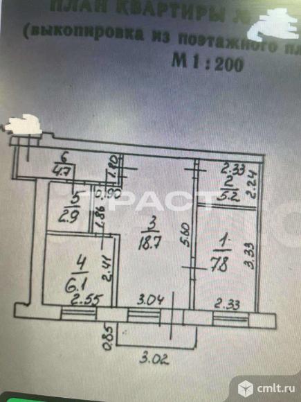 2-комнатная квартира 42,6 кв.м. Фото 10.