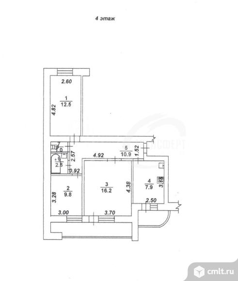 3-комнатная квартира 65 кв.м. Фото 16.