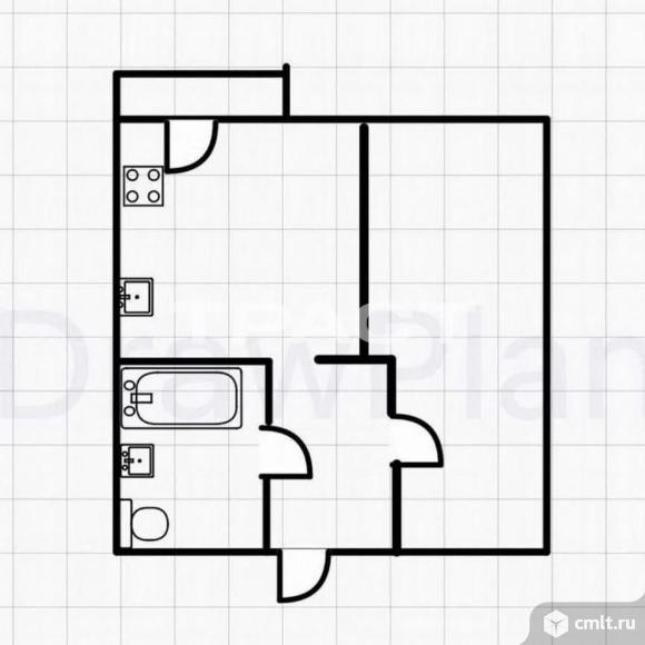 1-комнатная квартира 28 кв.м. Фото 20.