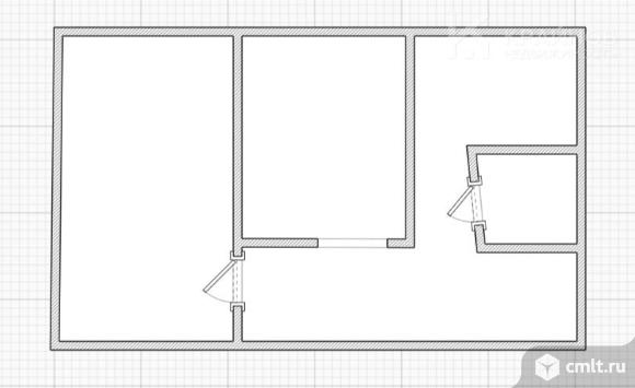 2-комнатная квартира 44 кв.м. Фото 1.