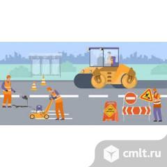 Дорожный рабочий, разнорабочий. Фото 1.