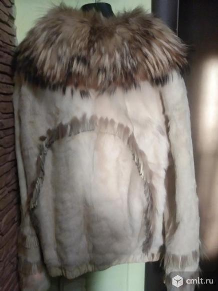 Куртка молодежная из натурального меха. Фото 3.