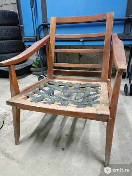 Кресло СССР деревянное. Фото 7.