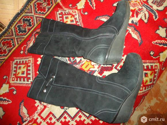 Сапоги женские зимние меховые р-р 38. Фото 1.