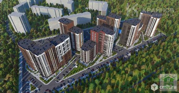 1-комнатная квартира 37,77 кв.м. Фото 1.