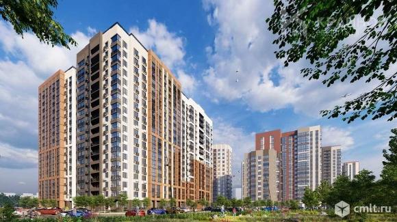 1-комнатная квартира 37,77 кв.м. Фото 3.