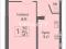 1-комнатная квартира 48,7 кв.м. Фото 9.