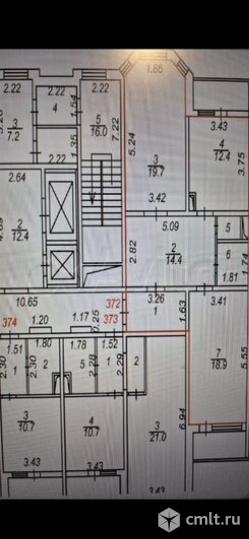 2-комнатная квартира 75,3 кв.м. Фото 1.