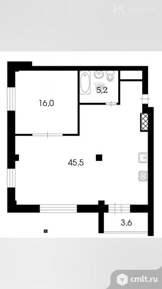 2-комнатная квартира 70,6 кв.м. Фото 1.