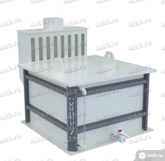 Емкости полипропиленновые для приготовления электролита от производителя. Фото 1.