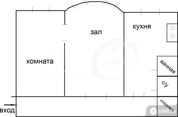 2-комнатная квартира 60,1 кв.м. Фото 14.
