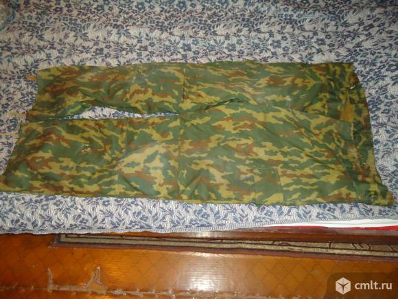 Брюки армейские хаки ватные р-р 52  длина 110см. Фото 1.