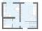 1-комнатная квартира 37 кв.м. Фото 9.