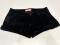 Черные бархатные шорты Abercrombie. Фото 1.