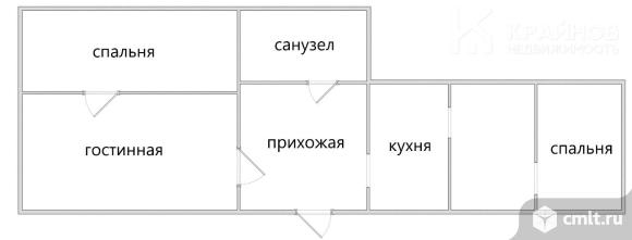 Часть дома 74 кв.м. Фото 1.