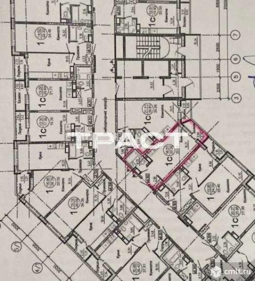 1-комнатная квартира 22,3 кв.м. Фото 1.