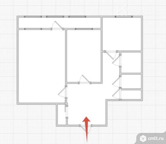 2-комнатная квартира 52,8 кв.м. Фото 1.