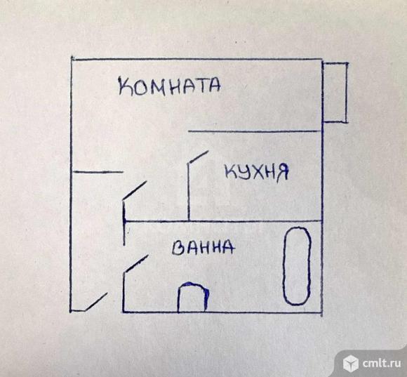 1-комнатная квартира 30,5 кв.м. Фото 13.