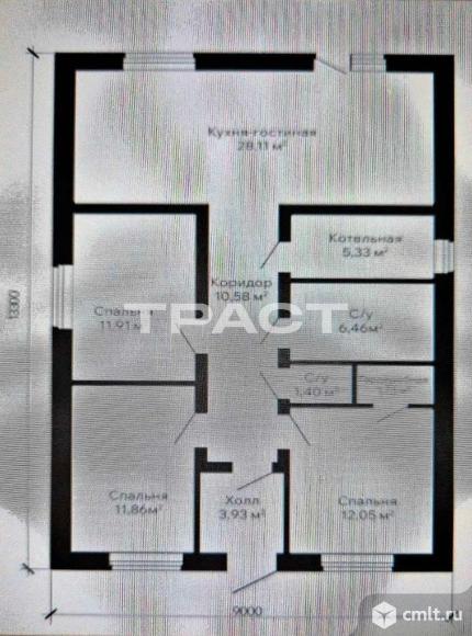 Дом 102 кв.м. Фото 1.