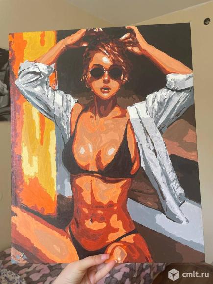 Картина по номерам разм. 40 х 50. Фото 1.