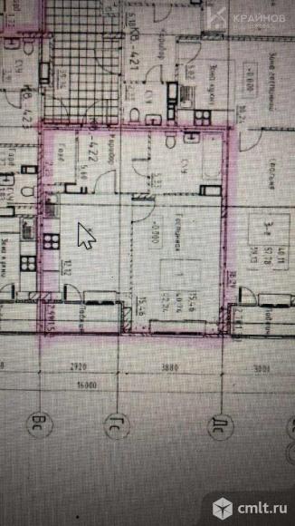 1-комнатная квартира 42,24 кв.м. Фото 1.
