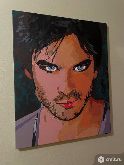 Продам картину 40х50 " Вампир". Фото 1.