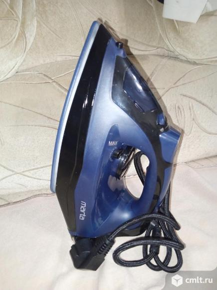 Утюг  Marta 2800 Вт металло керамика отпариватель. Фото 1.