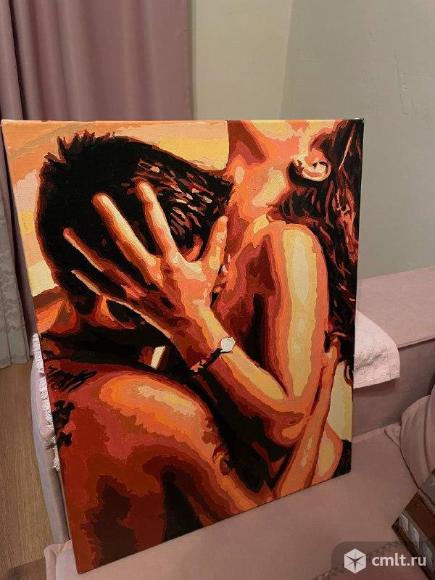 Продам картину   акрил. 40х50 " Страсть". Фото 1.