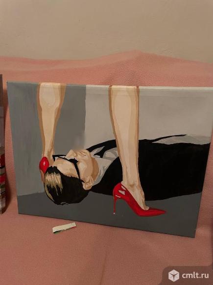 Картина акрил 50*40 " Подкаблучник". Фото 1.