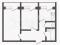 2-комнатная квартира 50 кв.м. Фото 2.