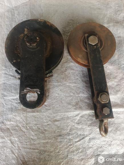 Блок для подъема тяжестей. Фото 3.