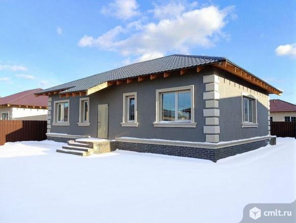 Коттедж 118.6 м2 с террасой на участке 6 сот.Коттедж 118.6 м2 с террасой на участке 6 сот.. Фото 1.