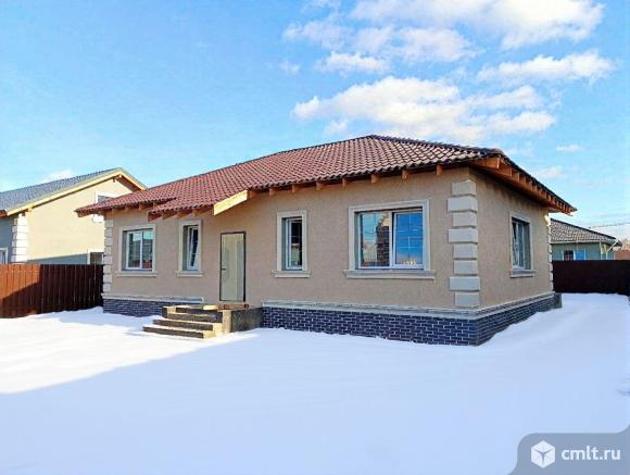 Коттедж 118.6 м2 с террасой на участке 6 сот.Коттедж 118.6 м2 с террасой на участке 6 сот.. Фото 1.