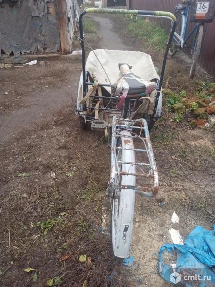 Велосипед-рикша трехколесный взрослый грузовой, б/у. Фото 3.