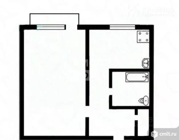 1-комнатная квартира 26 кв.м. Фото 1.