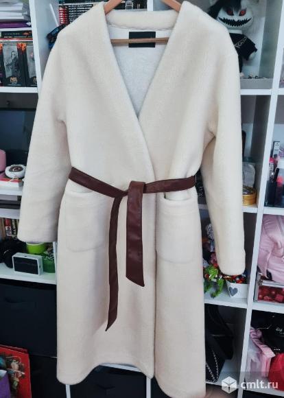 Стильное пальто-шубка. Фото 1.