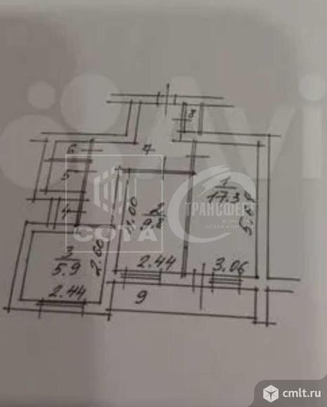 2-комнатная квартира 54 кв.м. Фото 12.