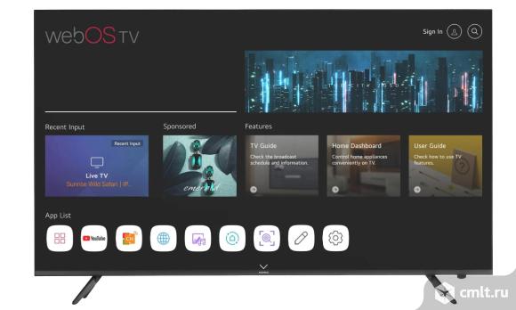 Телевизор  55" (139 см)  Smart TV 4К. Фото 1.