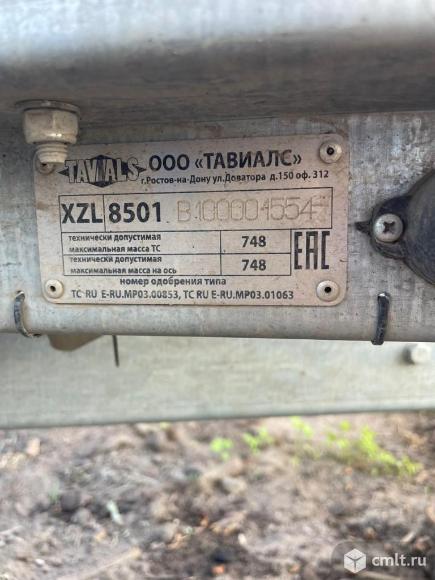 Прицеп к легковому автомобилю марки 8501В1, 2022 года выпуска.. Фото 3.