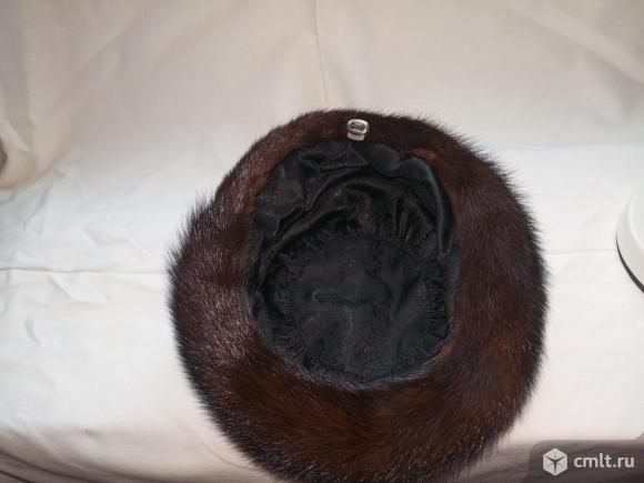 Берет женский норковый. Фото 3.