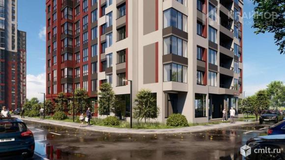 1-комнатная квартира 39,87 кв.м. Фото 4.