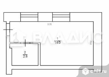 1-комнатная квартира 16,8 кв.м. Фото 11.