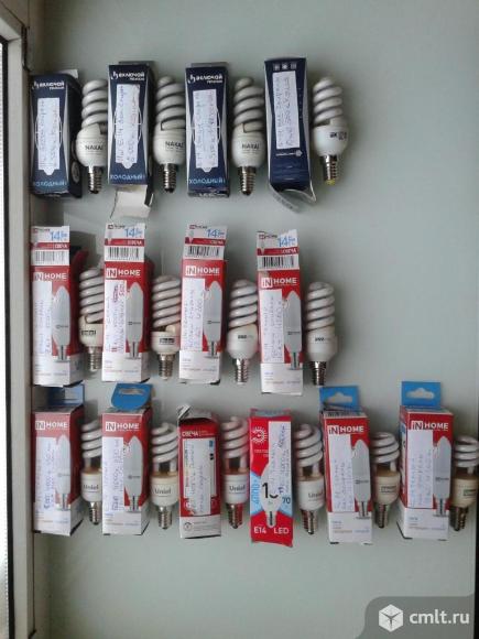 Лампочки Е14 (Спираль)-14шт.. Фото 1.