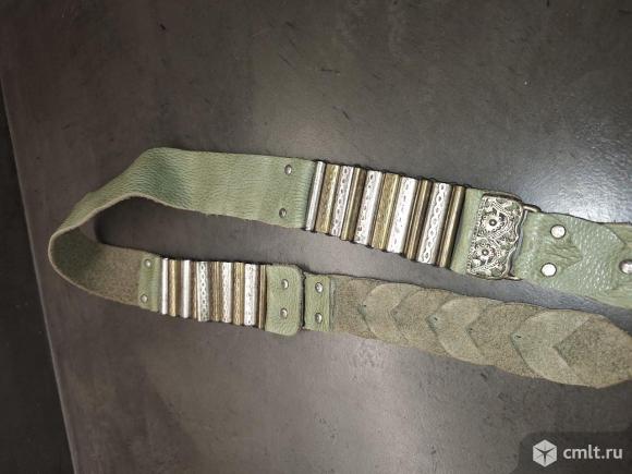 Кожаный женский ремень. Фото 6.