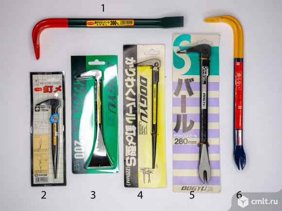 Японский гвоздодер аутентичный. разные. Фото 1.