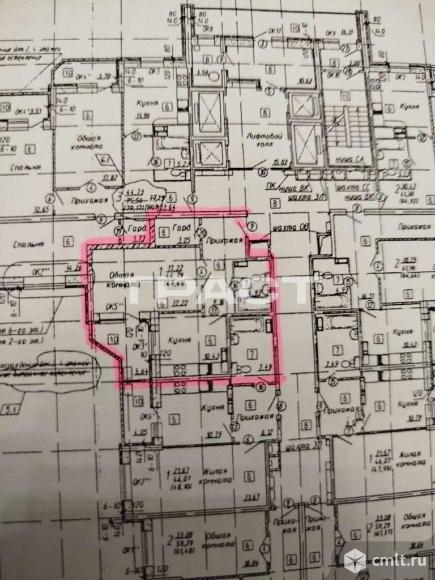 1-комнатная квартира 44,2 кв.м. Фото 12.