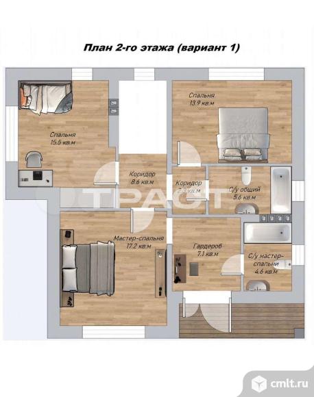 Дом 184,7 кв.м. Фото 5.